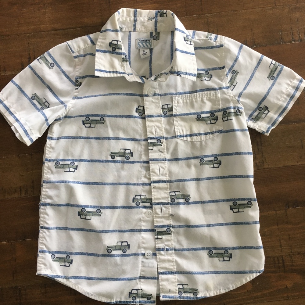 Jeep-lovers summery short-sleeve button down shirt